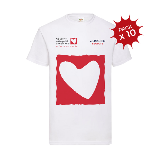 Lot de 10 T-Shirts Mécénat