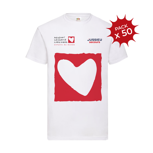 Lot de 50 T-Shirts Mécénat